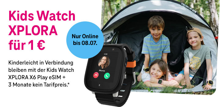 Zur�ck in die Schule - mit der XPLORA KidsWatch
