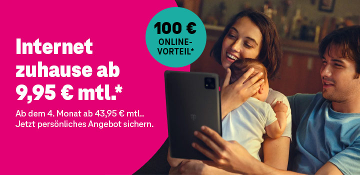 MagentaZuhause & Glasfaser &ndash; schon ab 9,95&nbsp;&euro; starten