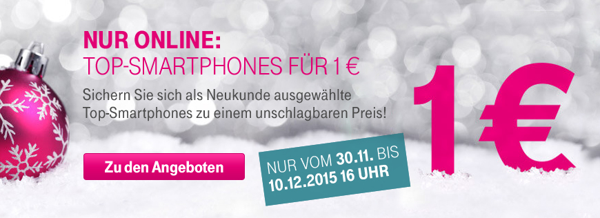 Top-Smartphones f�r 1 Euro