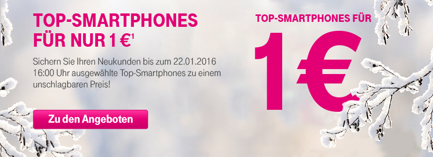 Top-Smartphones f�r 1�