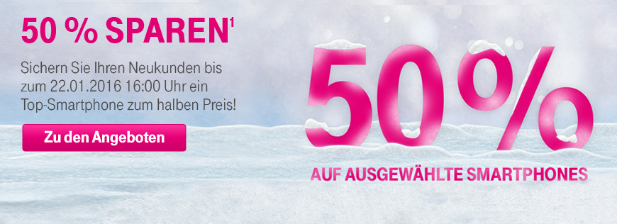 50% auf ausgew�hlte Smartphones