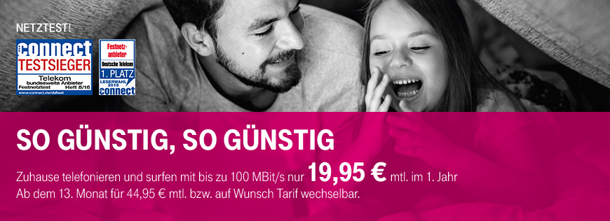MagentaZuhause f�r nur 19,95 � mtl. im 1. Jahr