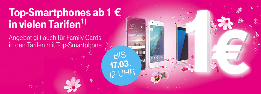 Verl�ngert: Top-Smartphones f�r 1 Euro vermitteln