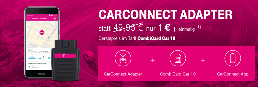 CarConnect Adapter - Ger�tepreis nur 1 Euro - Bis 31.01.2018