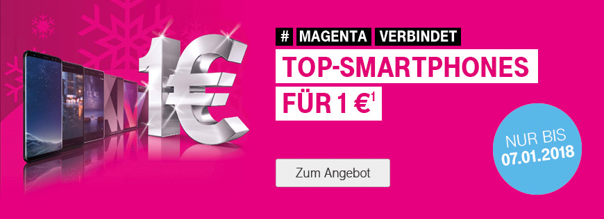Highend-Ger�te f�r 1 � - Nur f�r kurze Zeit bis 07.01.2018 