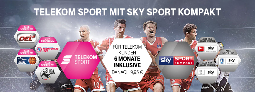 Telekom Sport mit Sky Sport Kompakt Spiele: 26.02. &ndash; 04.03.2018
