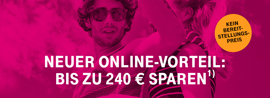 Mobilfunk-Neukunden - Mit dem Online-Vorteil bis zu 240 � sparen