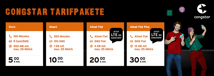 Der neue congstar Basic Tarif: Einsteiger-Tarifpaket zum g�nstigen Preis