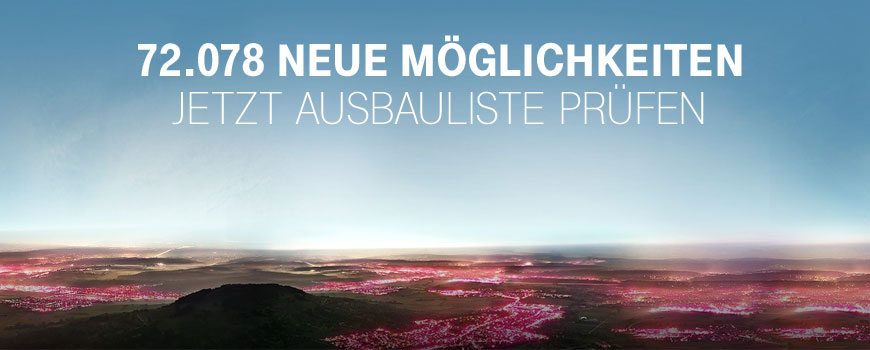 72.078 neue Haushalte im Breitbandausbau verf�gbar