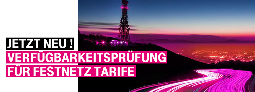 Neu: Verf�gbarkeitspr�fung bei Telekom Profis