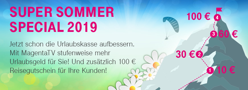 🌄 Super Sommer Special 2019 - Mit MagentaTV die Urlaubskasse f�llen