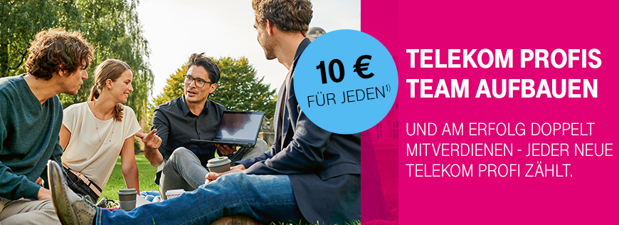 Team aufbauen und am Erfolg mitverdienen &ndash; so einfach wie profitabel
