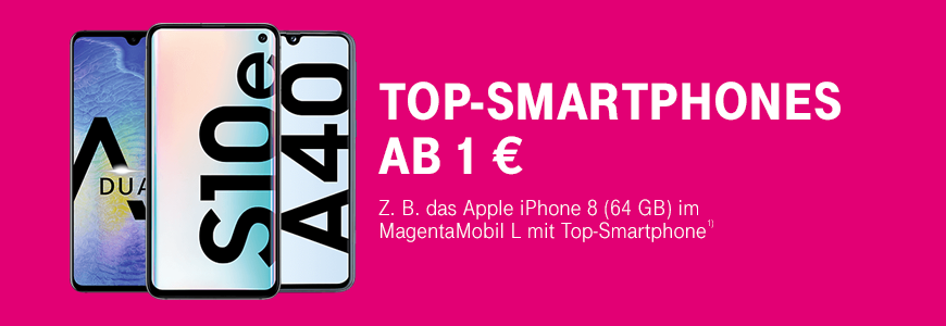 Gro�e Auswahl an Top-Smartphones ab 1 Euro