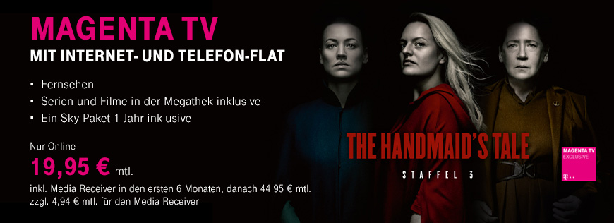 MagentaTV mit Internet- und Telefon-Flat - Schon ab 19,95 � im Monat