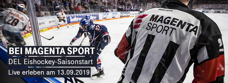 MagentaSport - Deutschen Eishockey Liga Konferenz am 13.09.2019 kostenfrei f�r alle Fans