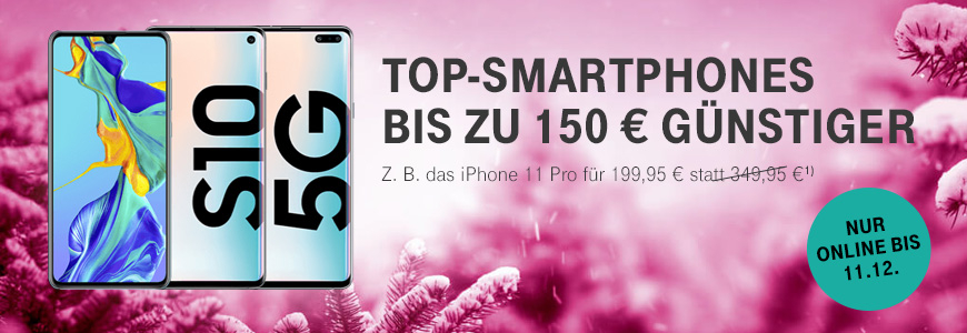 Top-Smartphones bis zu 150 � g�nstiger - Nur f�r kurze Zeit