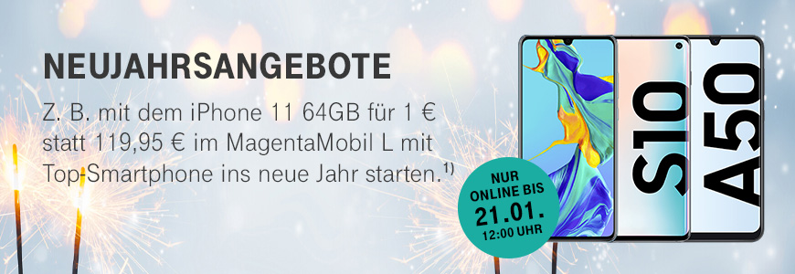 Neujahrsangebot - Nur f�r kurze Zeit - Top-Smartphones g�nstiger