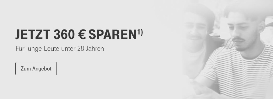 MagentaMobil Young - Aktionsrabatt sichern und 360 � sparen