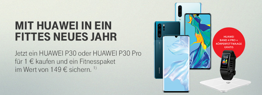 HUAWEI P30 Serie - Jetzt 149 � Fitnesspaket sichern