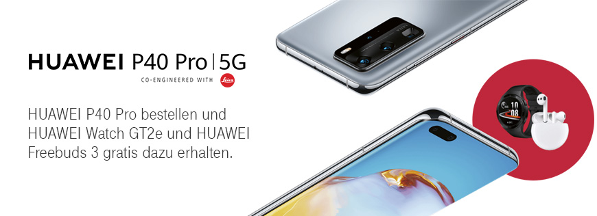 Aktion verl�ngert - HUAWEI P40 Pro | 5G - Jetzt bestellen