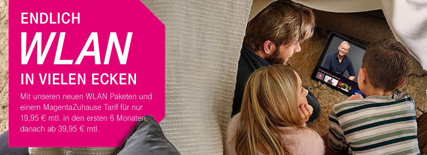 WLAN in vielen Ecken - Aktion verl�ngert - 3 Monate Grundpreis f�r 0 �