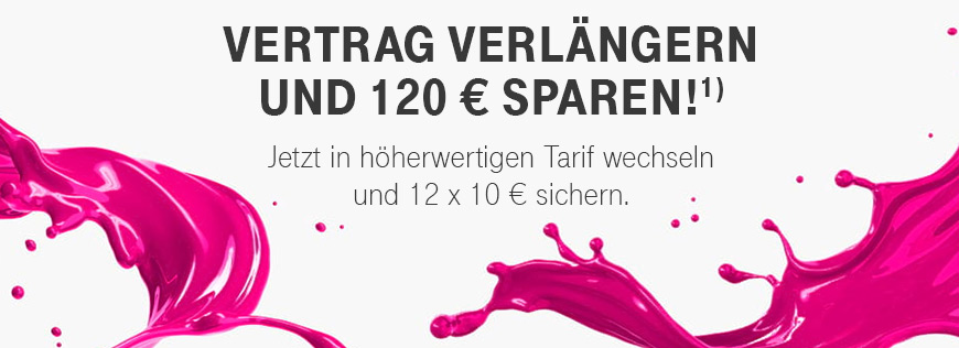 MagentaMobil Bestandskunden Aktion � Jetzt 12 x 10 � sichern!