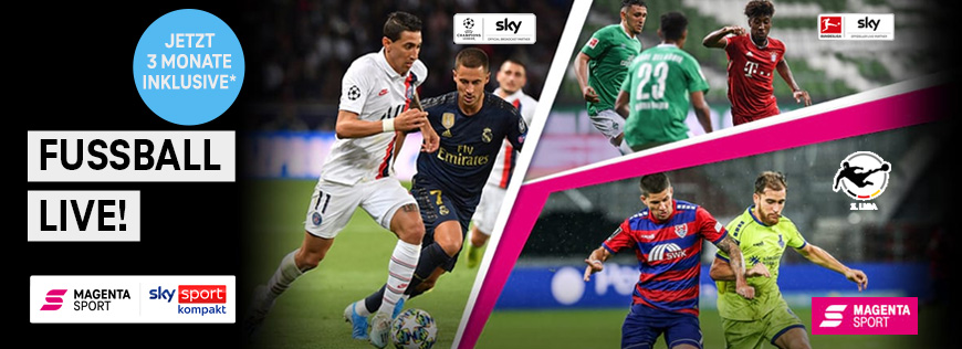 Bundesliga-Start � Jetzt Sky Sport Kompakt buchen und 3 Monate inklusive erhalten