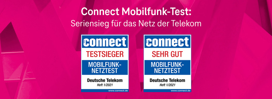 Telekom gewinnt den connect-Netztest � Zehnter Sieg in Folge