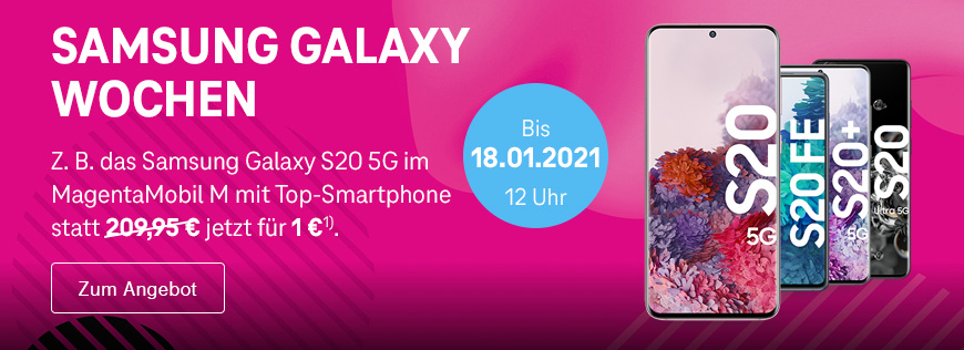 Samsung Galaxy Wochen � Smartphones ab 1 �