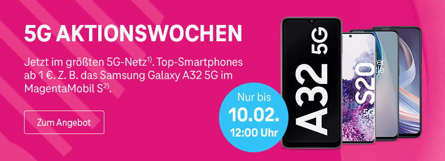 5G Aktionswoche: Attraktive Smartphones ab 1 �