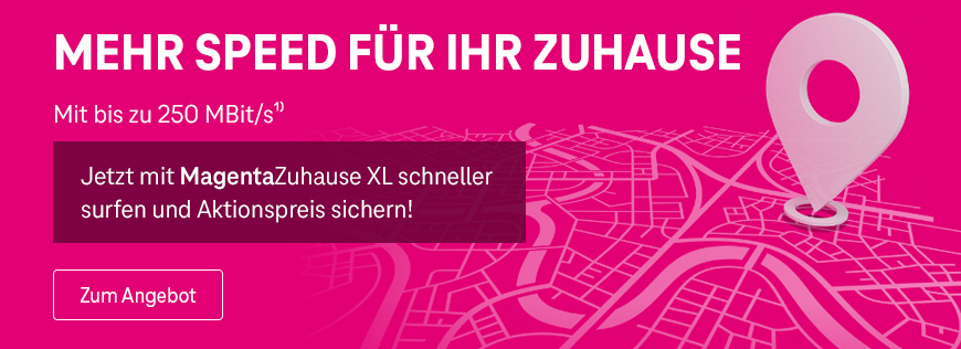 Mehr Speed f�r Zuhause - die Vorteile von MagentaZuhause im �berblick