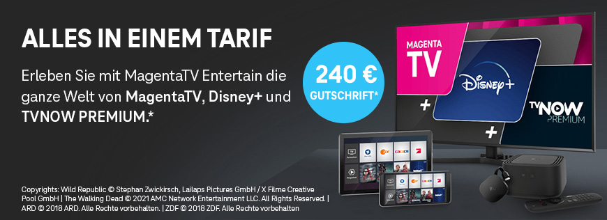 Neu: MagentaTV Entertain � Alles in einem Tarif