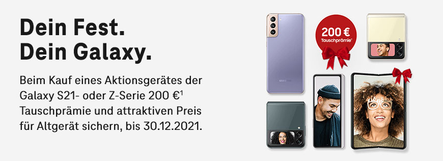 Samsung Galaxy kaufen und 200 � Tauschpr�mie sichern