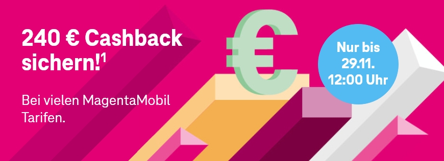 MagentaMobil Cashback 240 � Gutschrift sichern