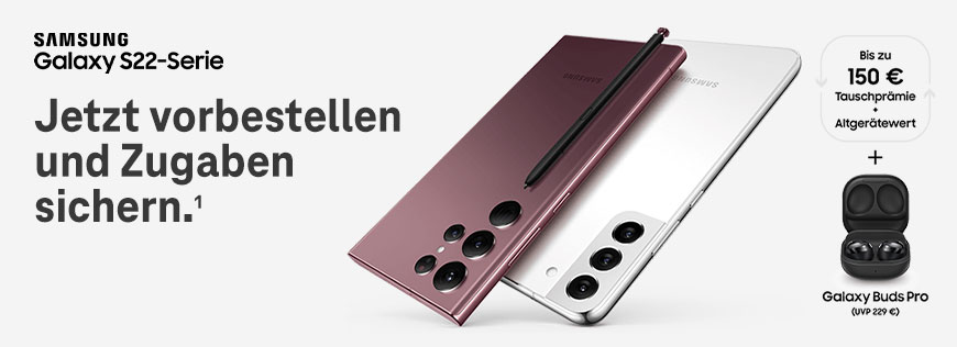 Samsung Galaxy S22-Serie � Neu im Telekom Profis Shop