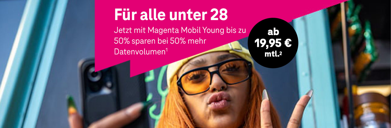 MagentaMobil Young: 240 � sparen bis zum 30.05.2022