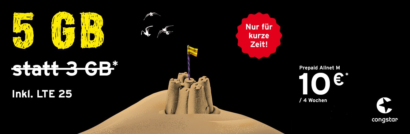 Volle Flexibilit�t mit den congstar Prepaid-Tarifen