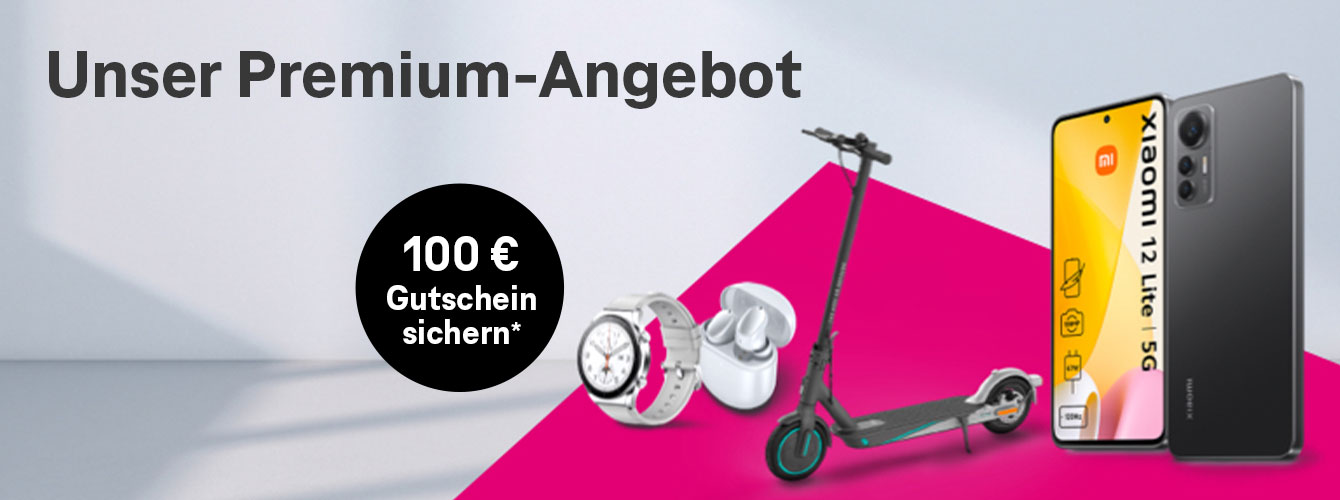 Beim Kauf eines Xiaomi 12 einen Zubeh�rgutschein f�r 100 � sichern