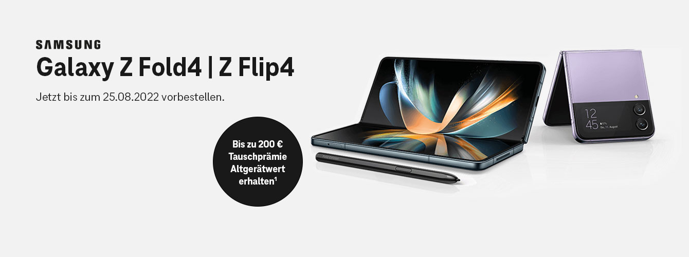 Samsung Galaxy Z-Serie vorbestellen und bis zu 200 � Tauschpr�mie sichern