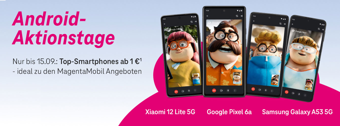 Bis 15.09.: Top-Smartphones ab 1 �