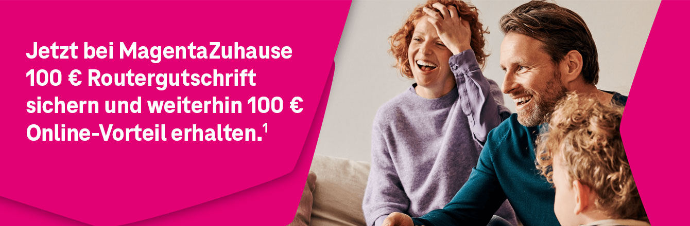 Bis 03.04.: 100 � Routergutschrift sichern