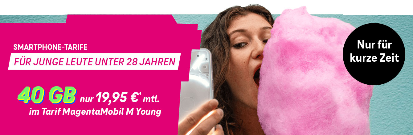 MagentaMobil M Young: 40 GB f�r nur 19,95 �