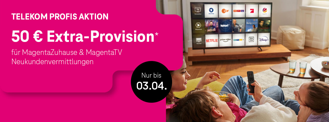 ⏳ 💰 Nur noch bis 03.04. � 50 � Extra-Provision sichern 