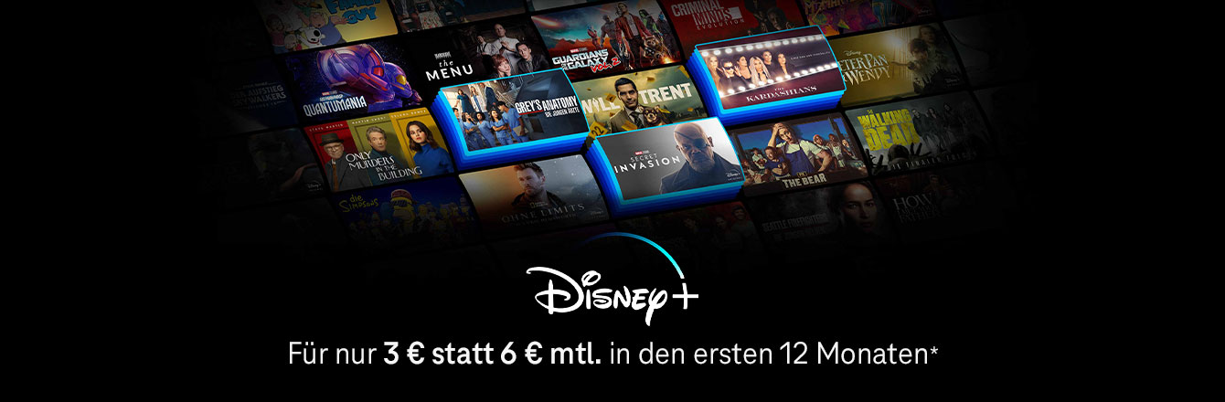 Verl�ngert bis 04.10.: Disney+ f�r nur 3 � mtl. streamen 