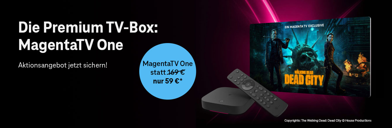 MagentaTV One f�r 59 &euro; statt 169 &euro; nur bis 08.02.