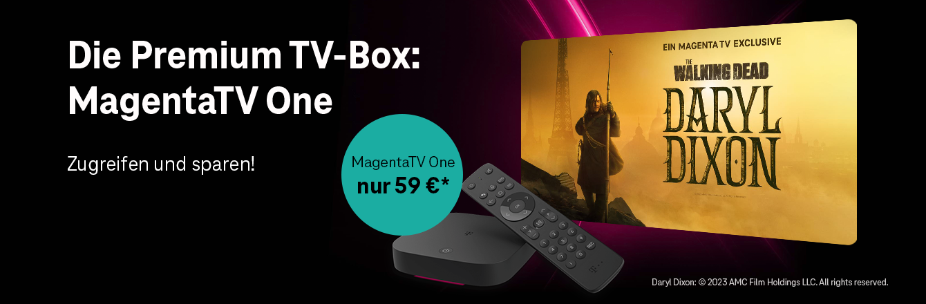 Nicht verpassen: MagentaTV One Box f�r nur 59 � statt 169 � kaufen 