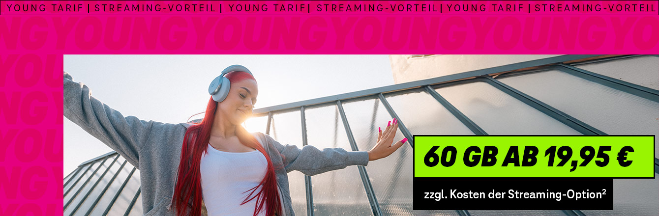 MagentaMobil Young Angebot: 60 GB ab 19,95 �