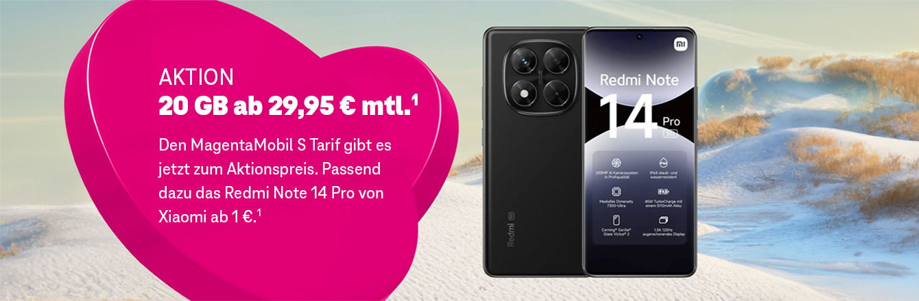 MagentaMobil: 20 GB ab 29,95 � mtl.