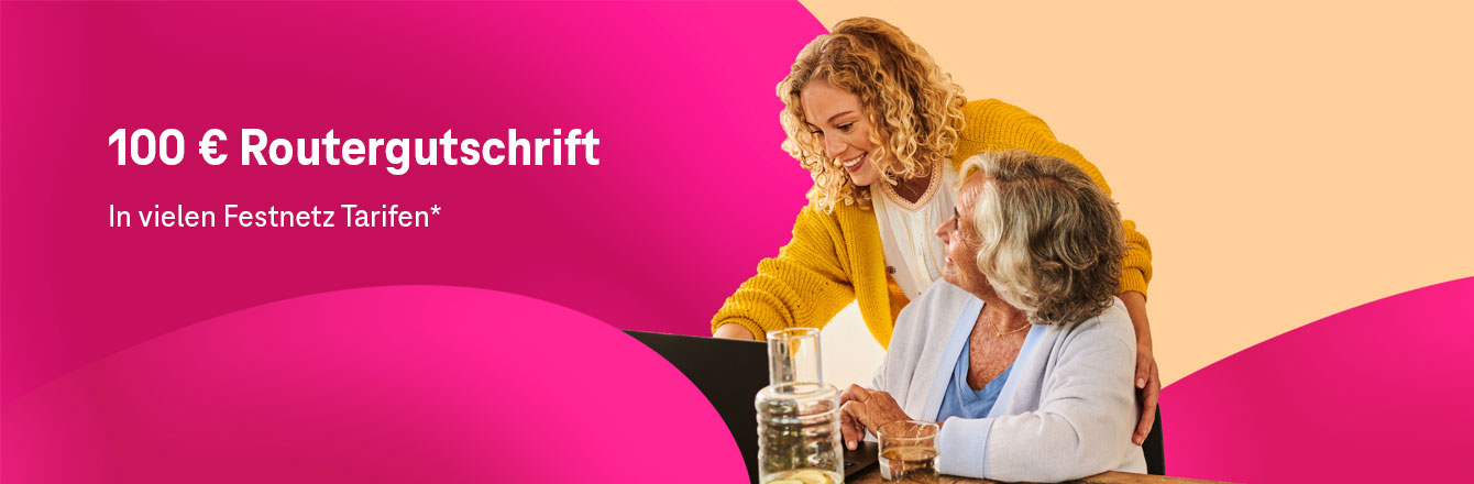 Sie ist wieder da: 100 � Routergutschrift