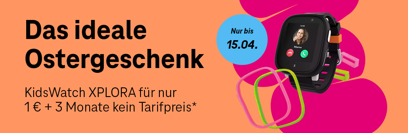 Osterangebot: Kids Watch XPLORA f�r nur 1 �